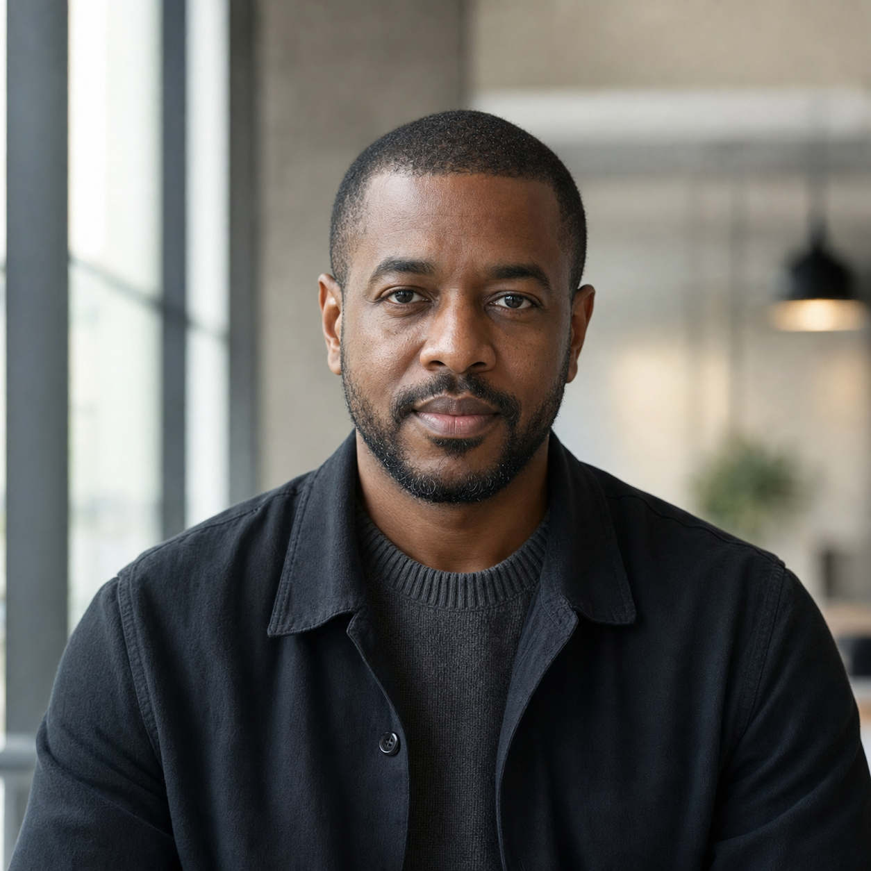 Portrait of early-access user Alex Mercer